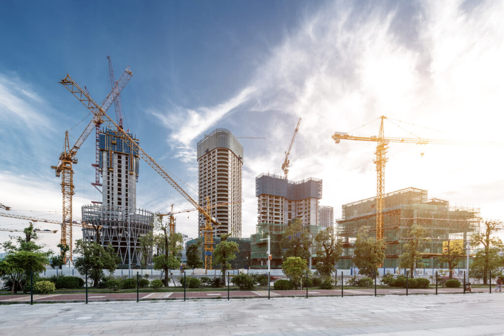 A construction site in Canada is thriving because of alternative financing like working capital.